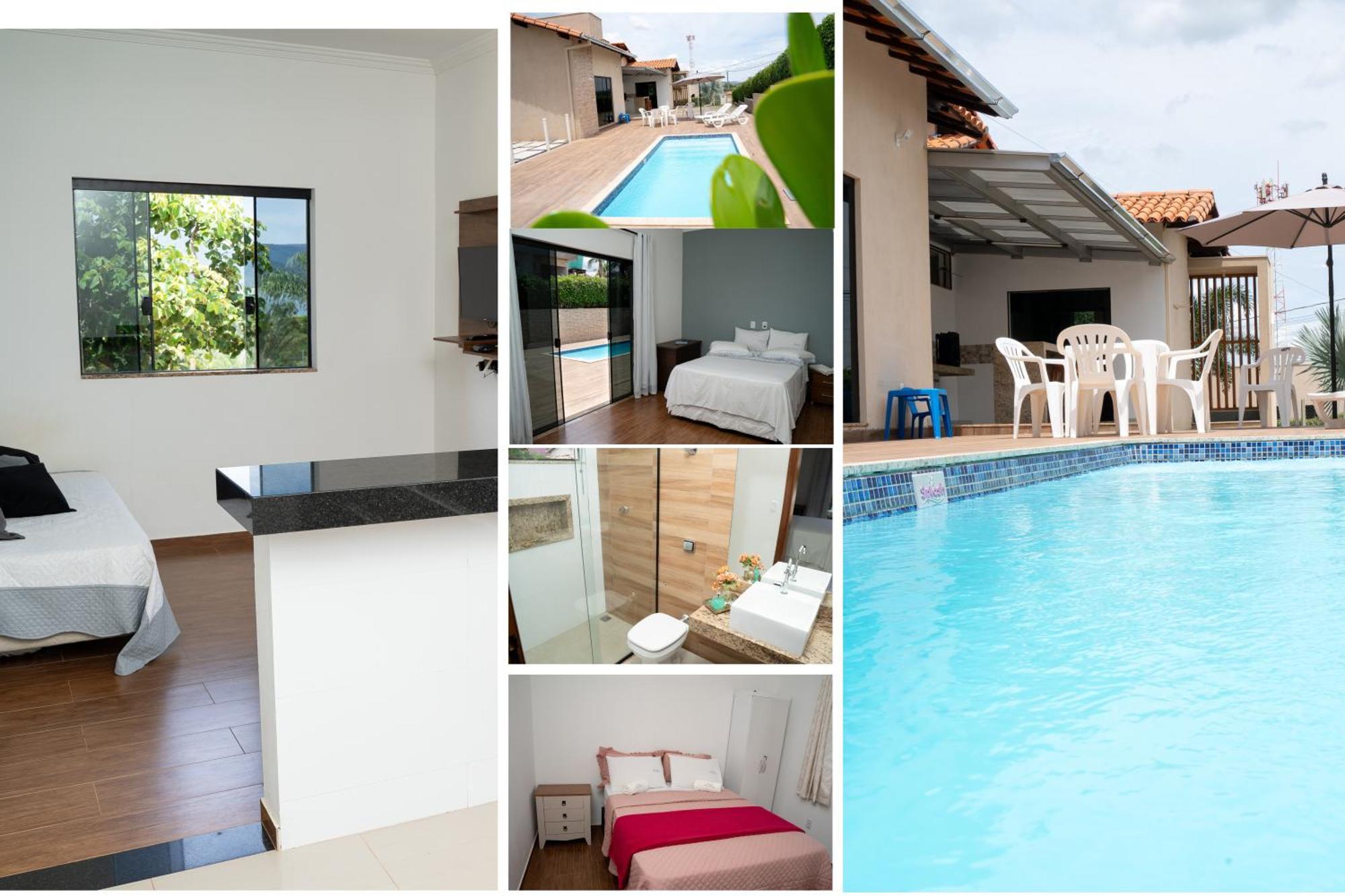 Casa Com Piscina Vista Para Lago, 03 Quartos Confortaveis Capitólio 외부 사진